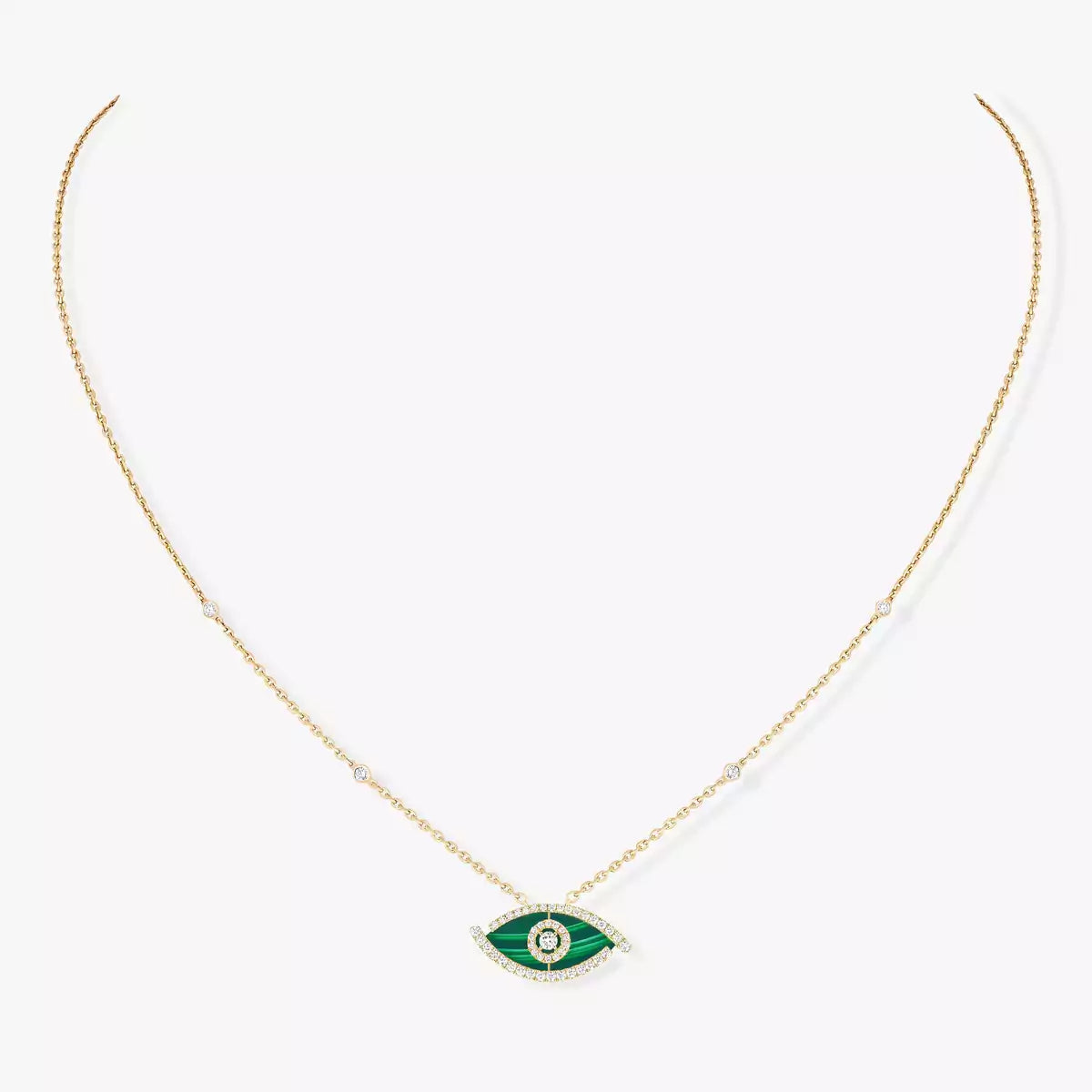 [Riva Jewelry]LUCKY EYE DIAMOND NECKLACE