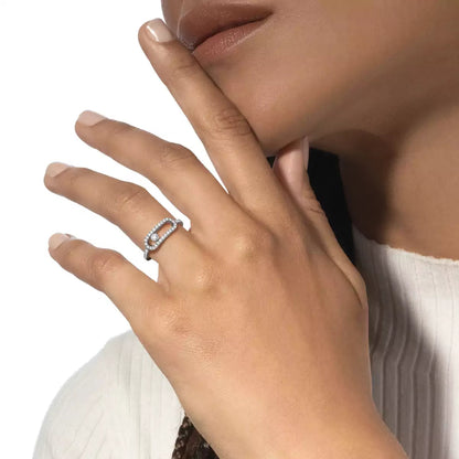 [Riva Jewelry]MOVE UNO FULL PAVÉ DIAMOND RING