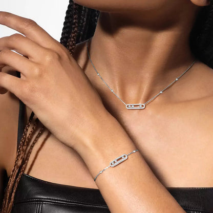 [Riva Jewelry]PAVÉ BABY MOVE DIAMOND BRACELET
