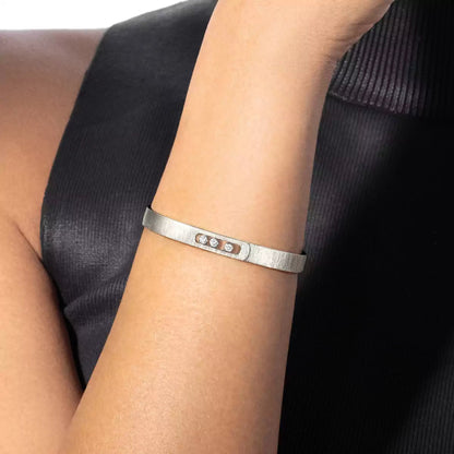 [Riva Jewelry]MOVE NOA CISELÉ BANGLE BRACELET