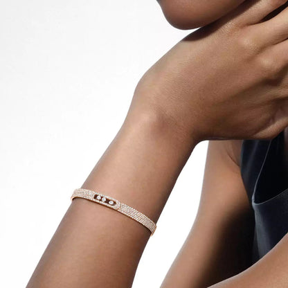 [Riva Jewelry]MOVE NOA FULL-PAVÉ DIAMOND BANGLE BRACELET
