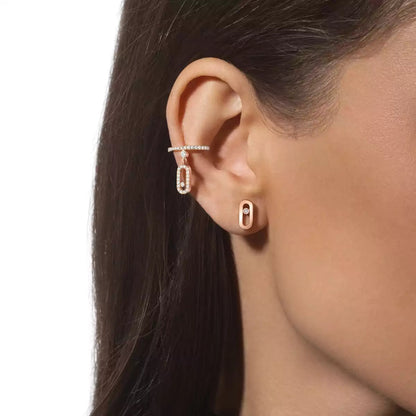 [Riva Jewelry]MOVE UNO DIAMOND STUD EARRINGS