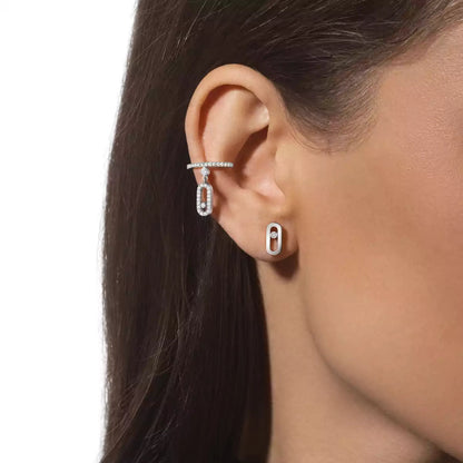 [Riva Jewelry]MOVE UNO DIAMOND STUD EARRINGS