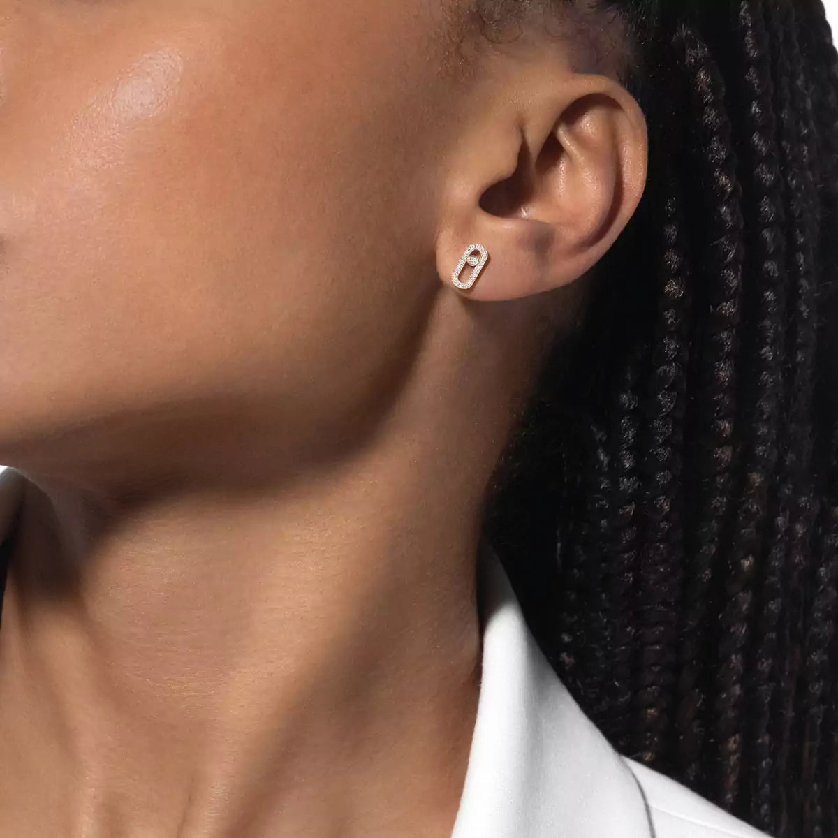 [Riva Jewelry]MOVE UNO DIAMOND EARRINGS