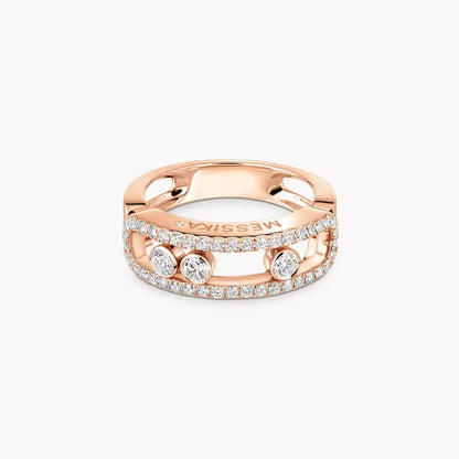 [Riva Jewelry]BABY MOVE PAVÉ DIAMOND RING