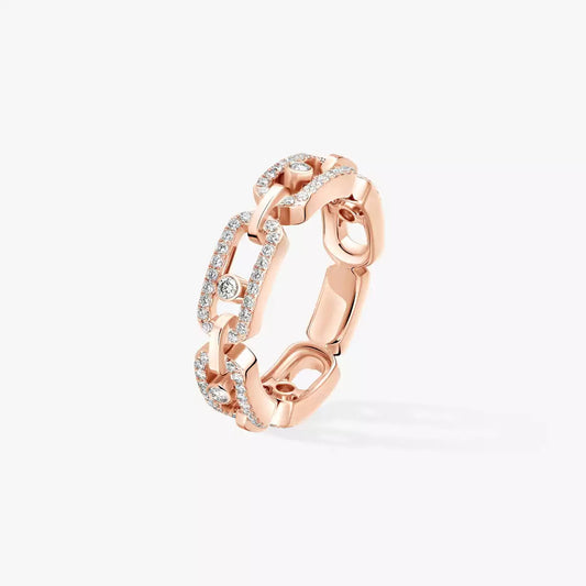 [Riva Jewelry]MOVE LINK PAVÉ DIAMOND RING