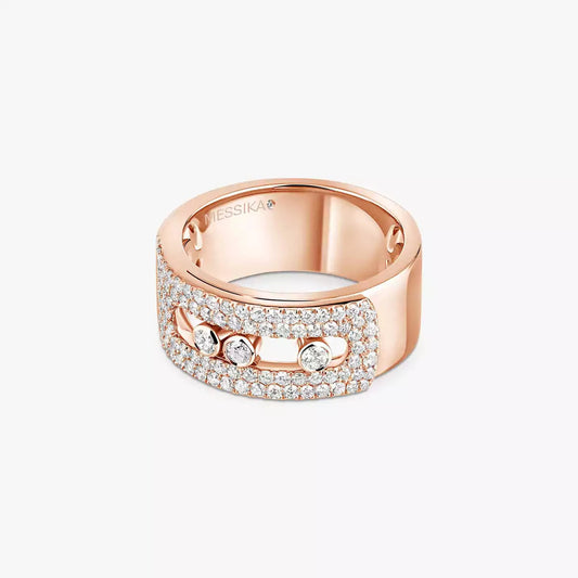 [Riva Jewelry]MOVE NOA PAVÉ DIAMOND INTERLOCKING RING