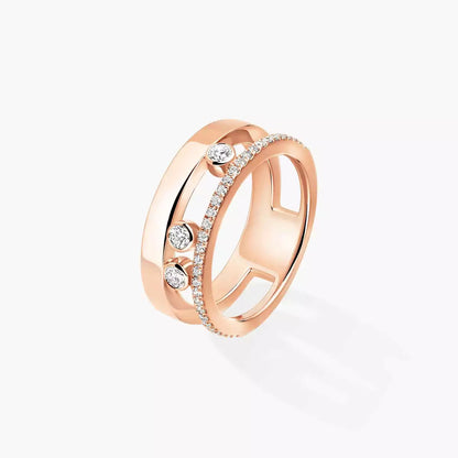 [Riva Jewelry]MOVE NOA PAVÉ DIAMOND INTERLOCKING RING