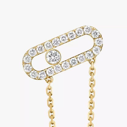 [Riva Jewelry]MOVE UNO ALL DIAMOND STUD EARRINGS