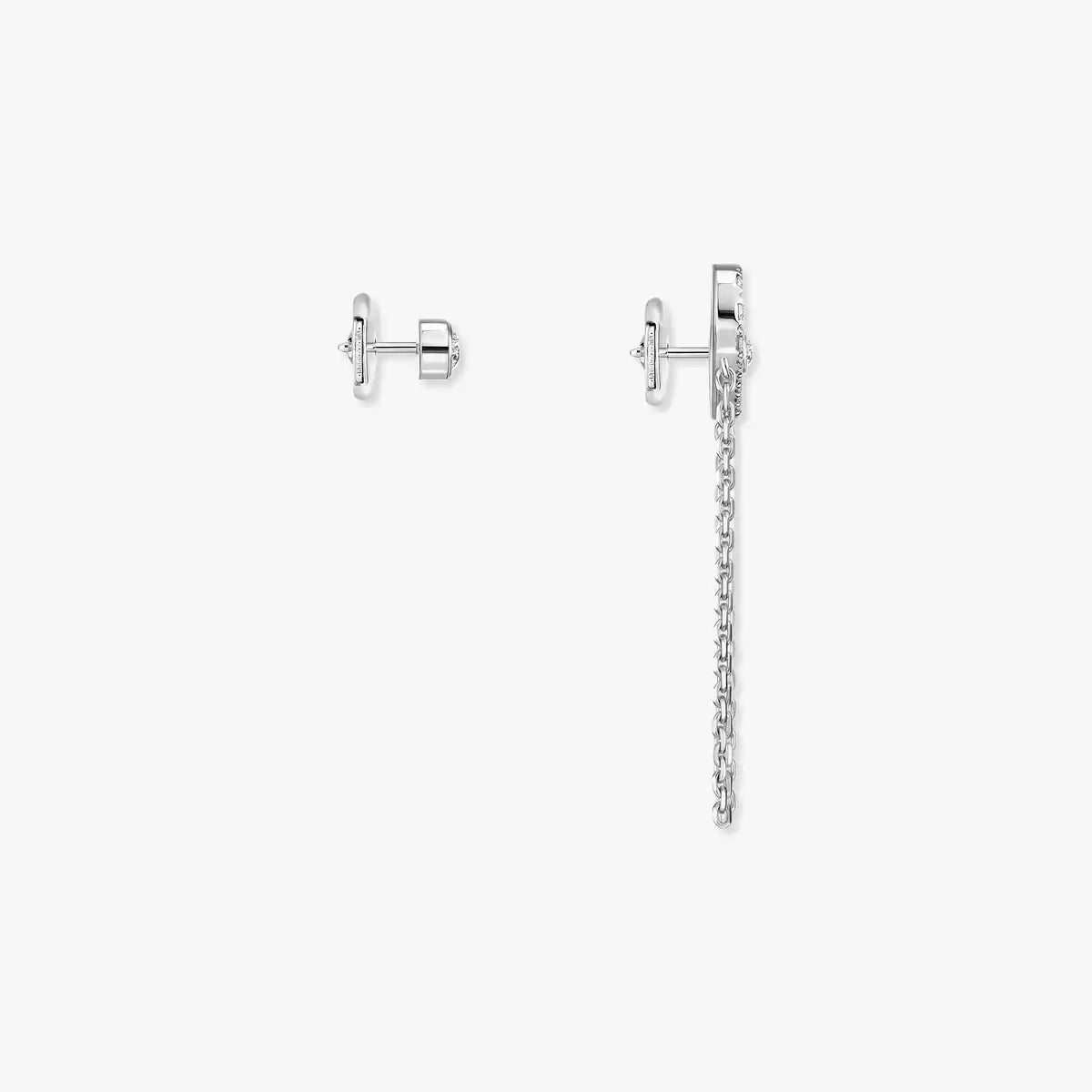 [Riva Jewelry]MOVE UNO ALL DIAMOND STUD EARRINGS