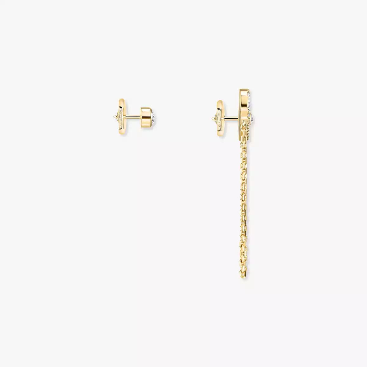 [Riva Jewelry]MOVE UNO ALL DIAMOND STUD EARRINGS