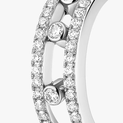 [Riva Jewelry]MOVE PAVÉ DIAMOND HOOP EARRINGS
