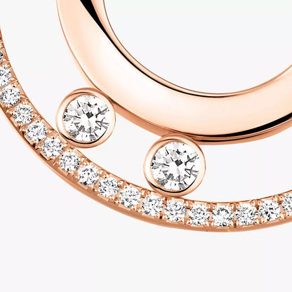 [Riva Jewelry]MOVE ROMANE SMALL DIAMOND HOOP EARRINGS