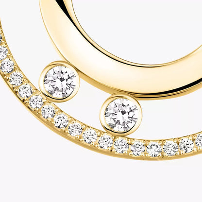 [Riva Jewelry]MOVE ROMANE SMALL DIAMOND HOOP EARRINGS