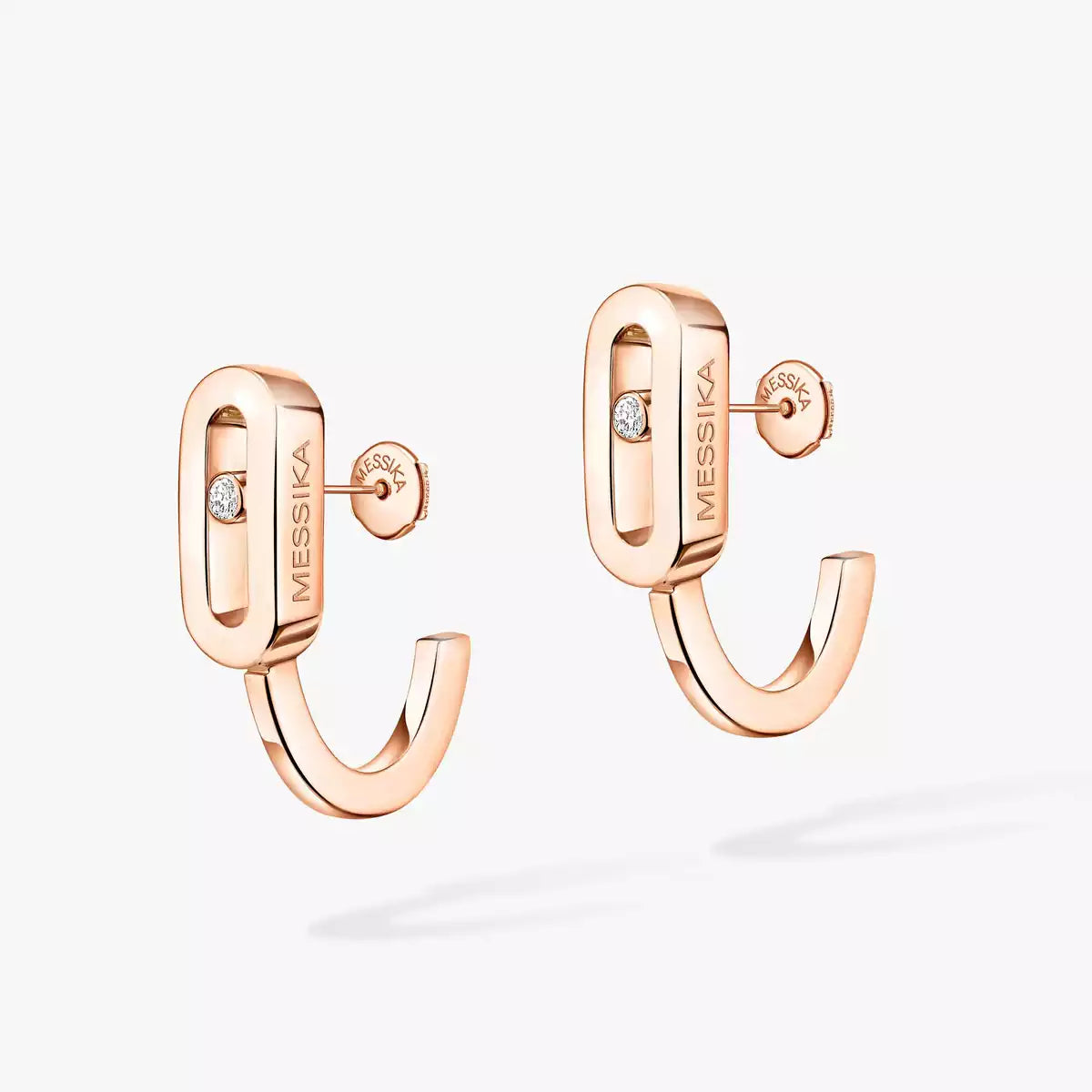 [Riva Jewelry]MOVE CLASSIQUE MINI DIAMOND HOOP EARRINGS