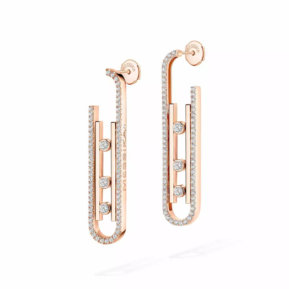 [Riva Jewelry]MOVE KINETIC DIAMOND PENDANT EARRINGS