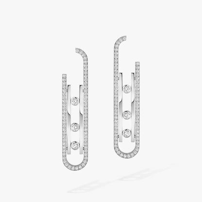 [Riva Jewelry]MOVE KINETIC DIAMOND PENDANT EARRINGS