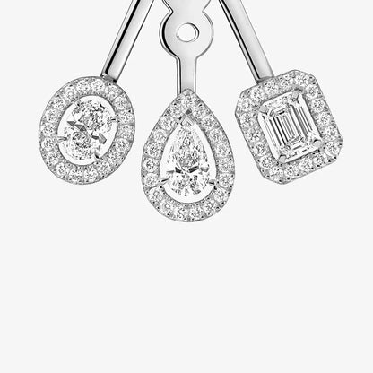 [Riva Jewelry]MY TWIN TRIO DIAMOND EARRINGS