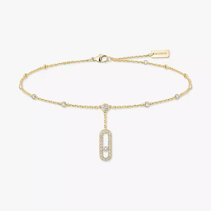 [Riva Jewelry]MOVE UNO PAVÉ DIAMOND ANKLE BRACELET