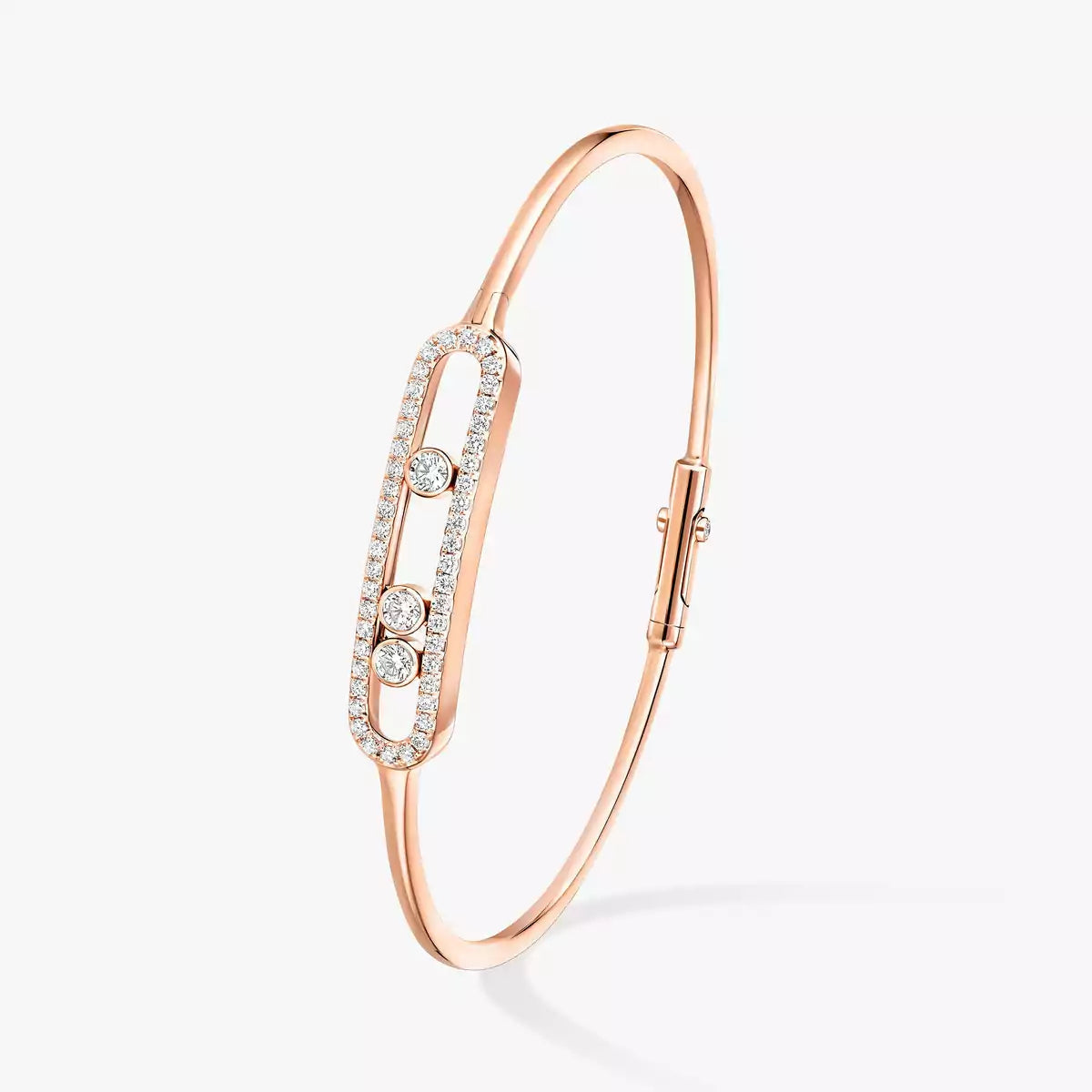 [Riva Jewelry]MOVE PAVÉ DIAMOND BANGLE BRACELET M