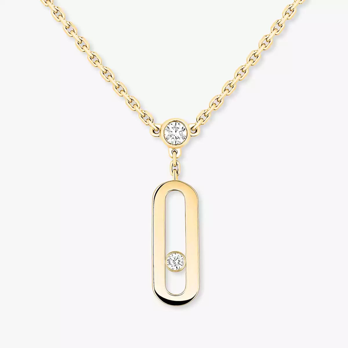 [Riva Jewelry]MOVE UNO DOUBLE-PENDANT NECKLACE