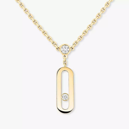 [Riva Jewelry]MOVE UNO DOUBLE-PENDANT NECKLACE
