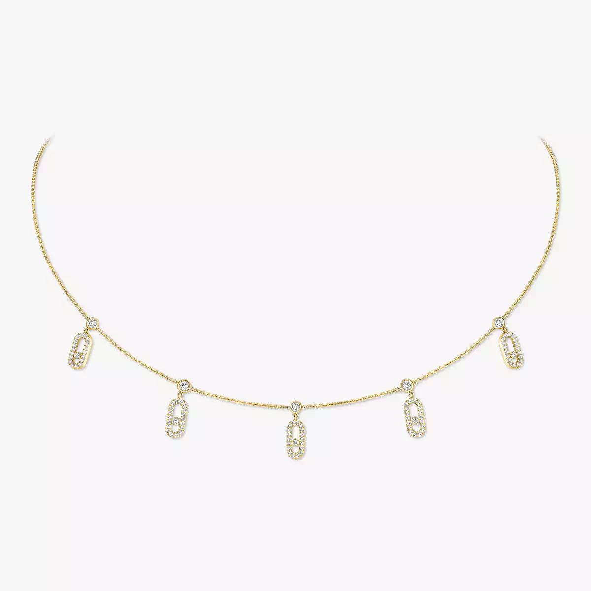 [Riva Jewelry]MOVE UNO 5-PENDANT NECKLACE