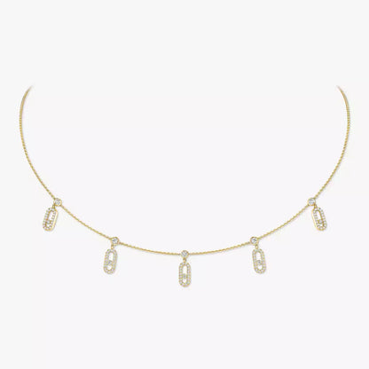 [Riva Jewelry]MOVE UNO 5-PENDANT NECKLACE