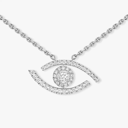[Riva Jewelry]PAVÉ DIAMOND LUCKY EYE NECKLACE