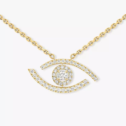 [Riva Jewelry]PAVÉ DIAMOND LUCKY EYE NECKLACE