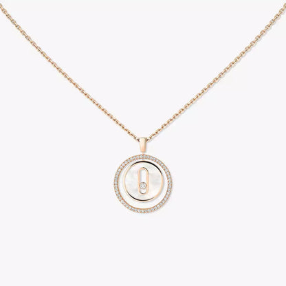 [Riva Jewelry]LUCKY MOVE DIAMOND NECKLACE