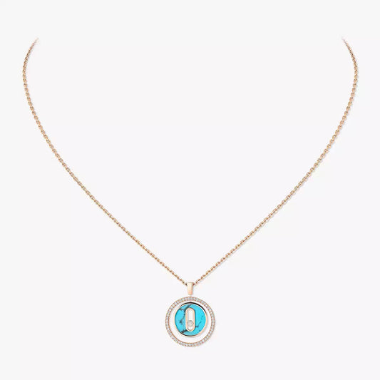 [Riva Jewelry]LUCKY MOVE DIAMOND NECKLACE