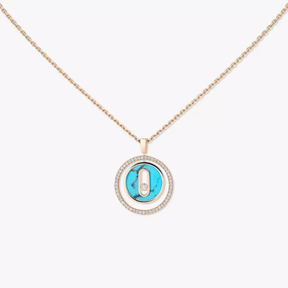 [Riva Jewelry]LUCKY MOVE DIAMOND NECKLACE