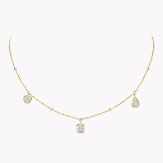 [Riva Jewelry]TRIFECTA CHARM NECKLACE