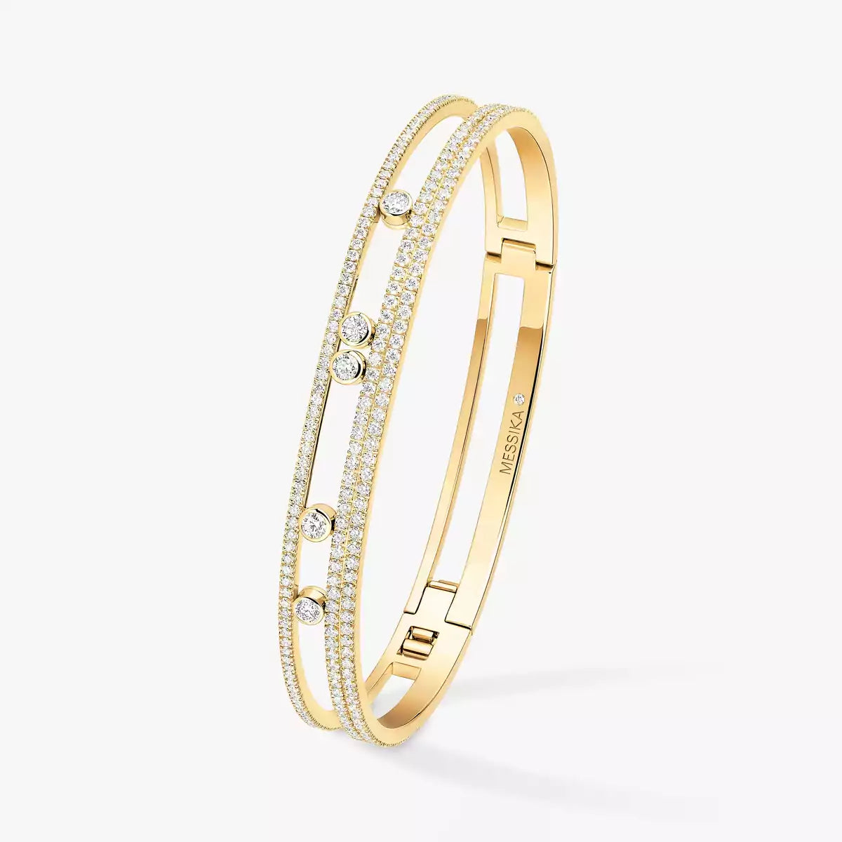[Riva Jewelry]MOVE ROMANE PAVÉ DIAMOND BANGLE BRACELET