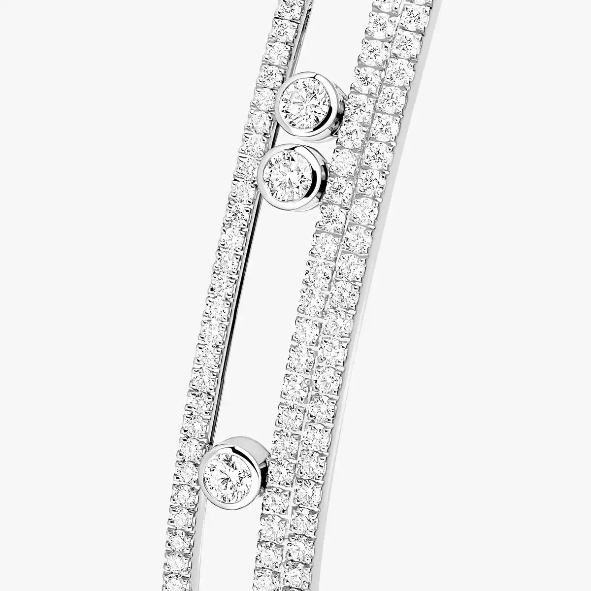 [Riva Jewelry]MOVE ROMANE PAVÉ DIAMOND BANGLE BRACELET