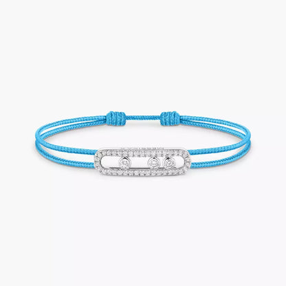 [Riva Jewelry]CARE(S) PAVÉ CORD BRACELET