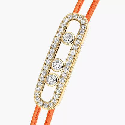 [Riva Jewelry]CARE(S) PAVÉ CORD BRACELET
