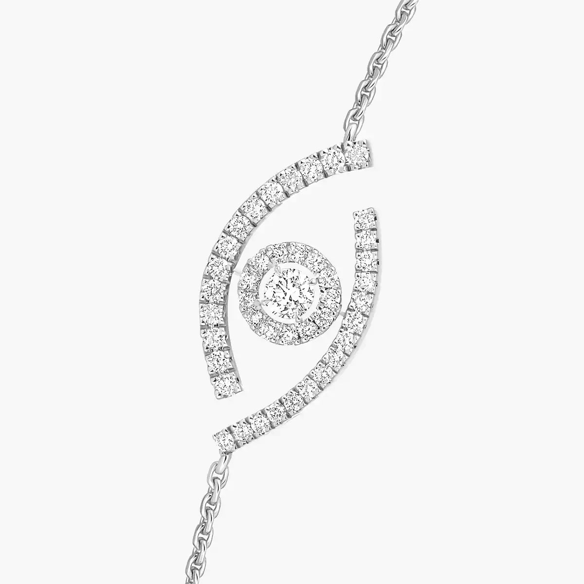 [Riva Jewelry]LUCKY EYE PAVÉ-SET DIAMOND BRACELET