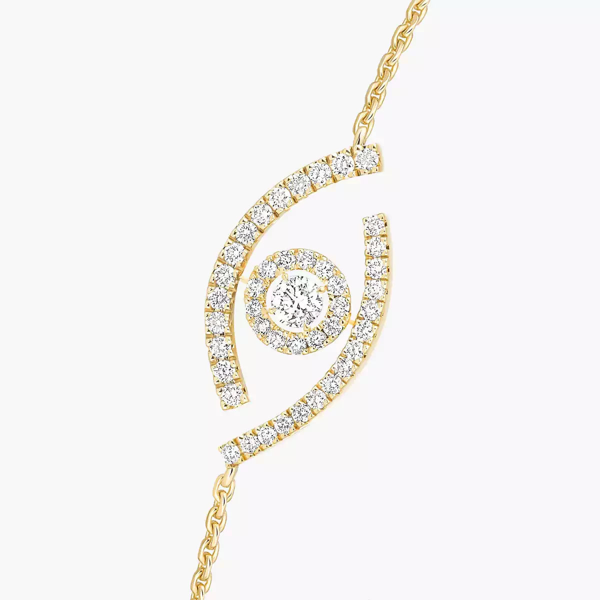 [Riva Jewelry]LUCKY EYE PAVÉ-SET DIAMOND BRACELET