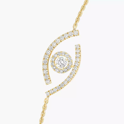 [Riva Jewelry]LUCKY EYE PAVÉ-SET DIAMOND BRACELET