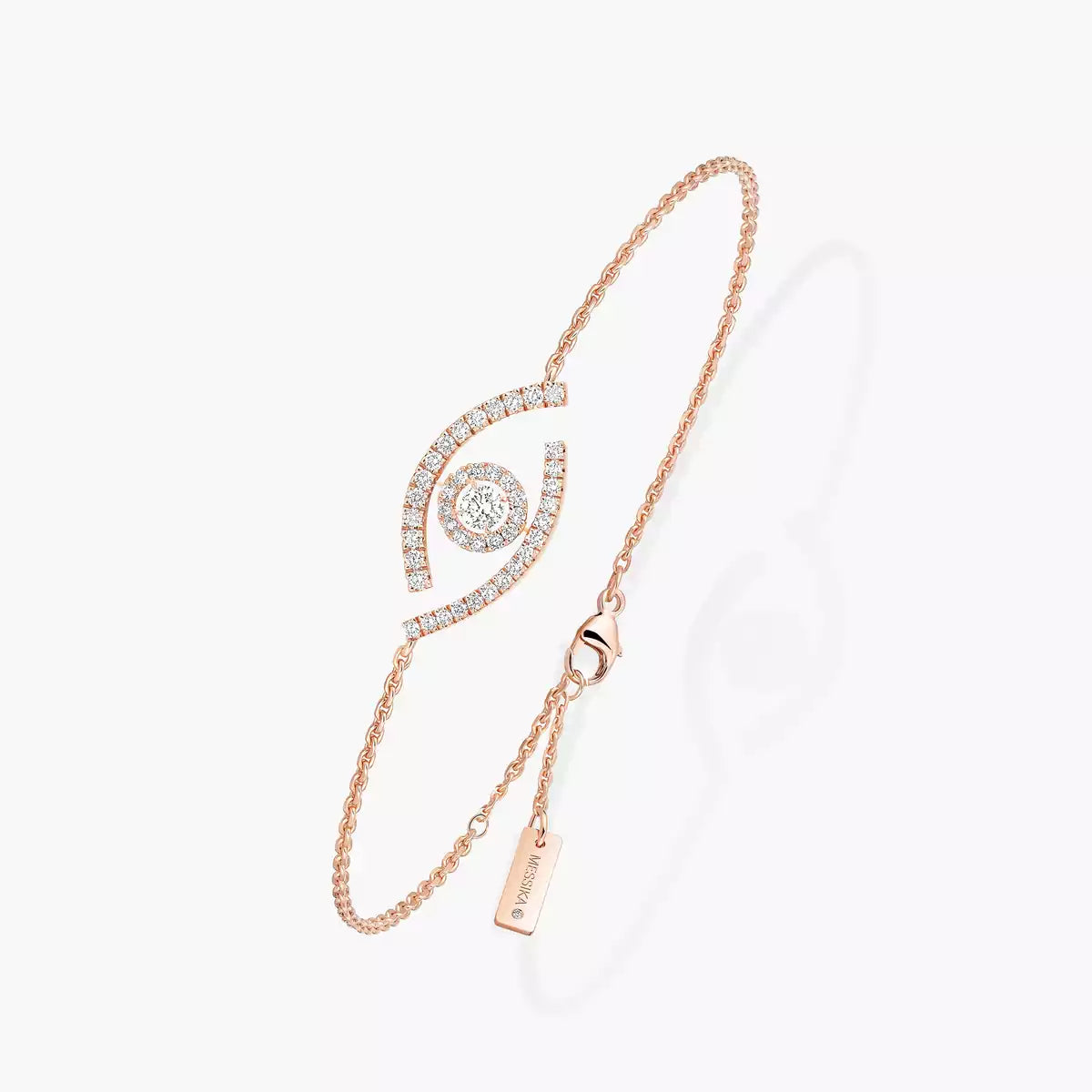 [Riva Jewelry]LUCKY EYE PAVÉ-SET DIAMOND BRACELET
