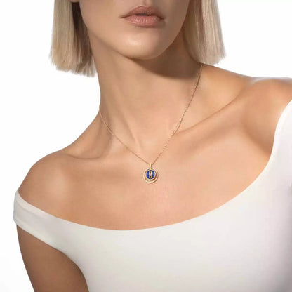 [Riva Jewelry]LUCKY MOVE DIAMOND NECKLACE