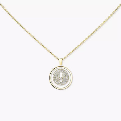 [Riva Jewelry]LUCKY MOVE FULL PAVÉ DIAMOND NECKLACE