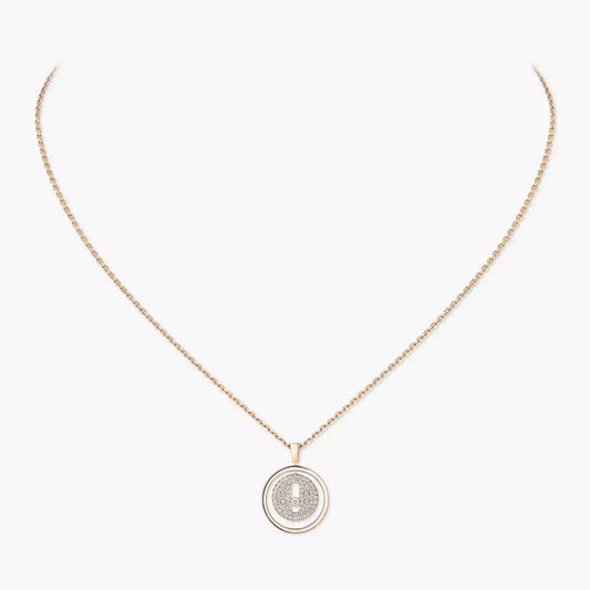 [Riva Jewelry]LUCKY MOVE FULL PAVÉ DIAMOND NECKLACE