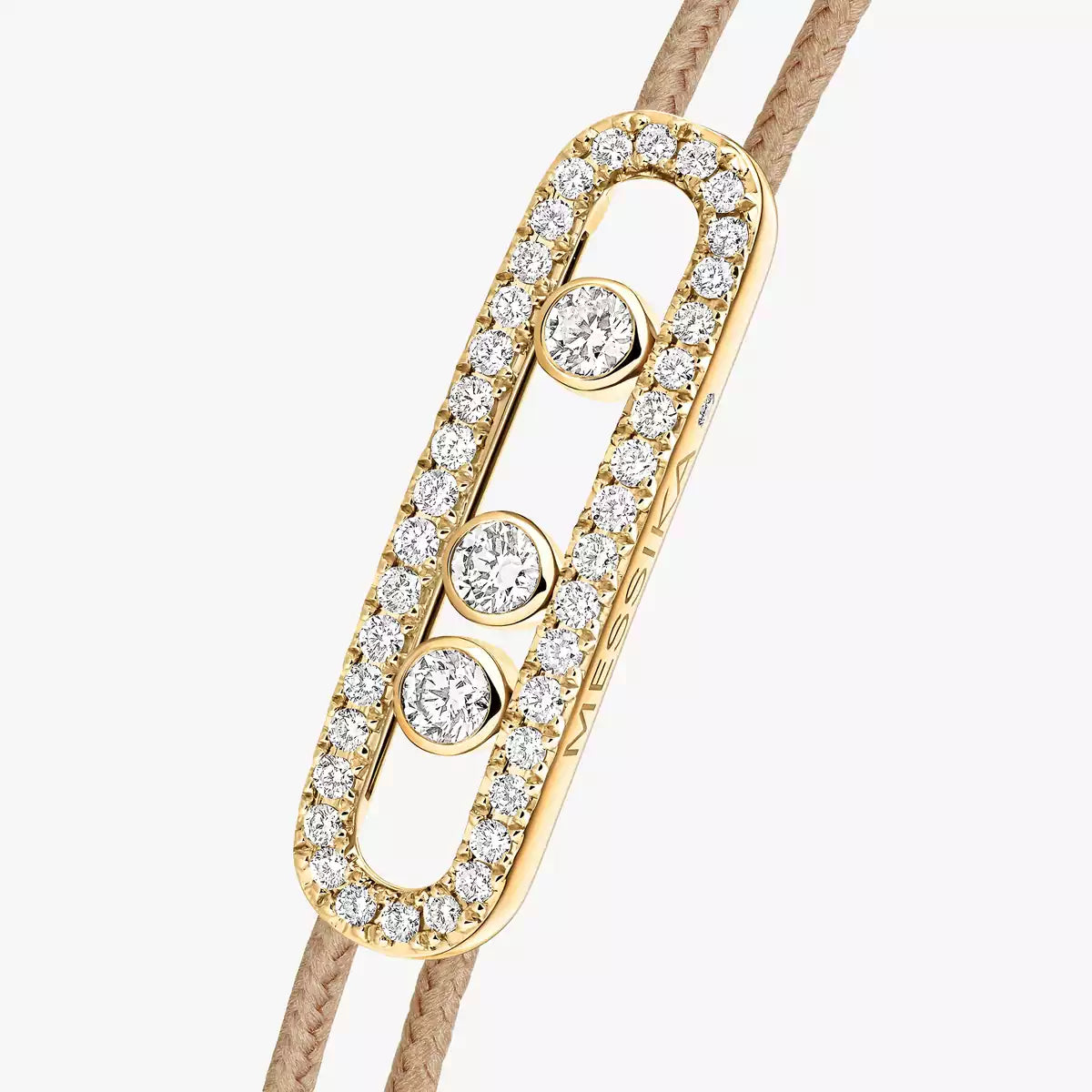 [Riva Jewelry]CARE(S) PAVÉ CORD BRACELET