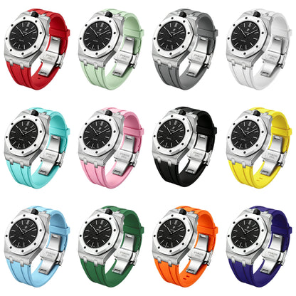[Riva Jewelry]Royal Oak Pop Exclusive Steel Case & Silicone Strap With Cradle