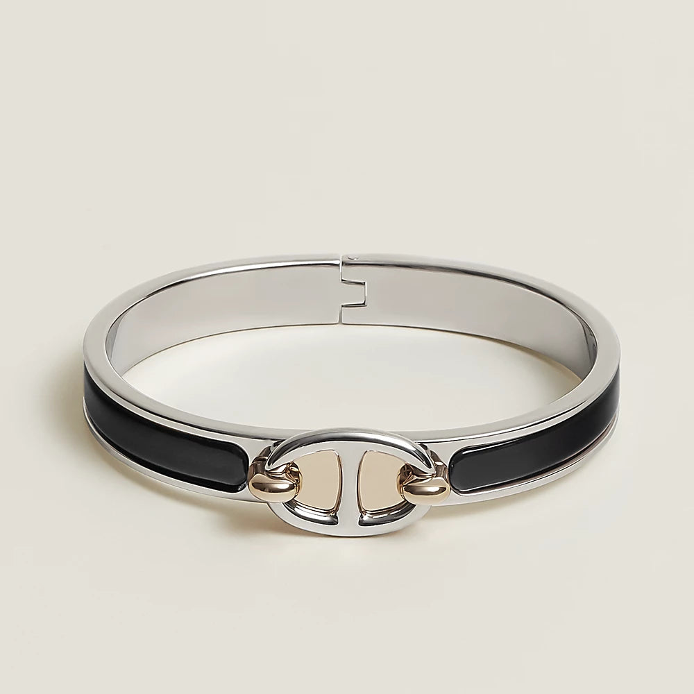 [Riva Jewelry]CLIC CHAINE SILVER BRACELET