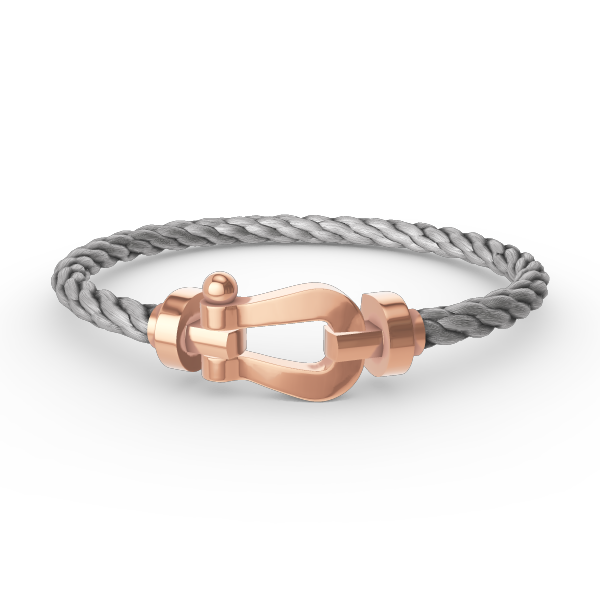 [Riva Jewelry]FORCE LARGE HORSESHOE BRACELET - ROSE GOLD