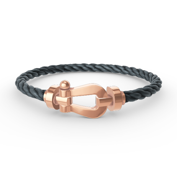 [Riva Jewelry]FORCE LARGE HORSESHOE BRACELET - ROSE GOLD